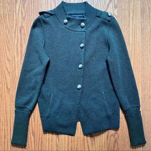 Banana Republic Olive Green Cardigan Womens Petite Small